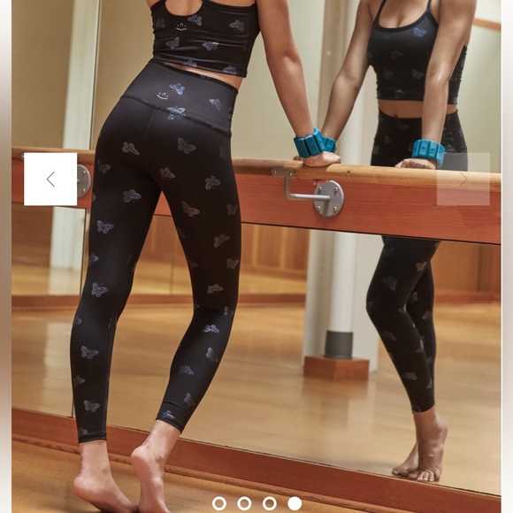 BEYOND YOGA Butterfly Shine High-Waisted Midi Leggings - Picture 2 of 7